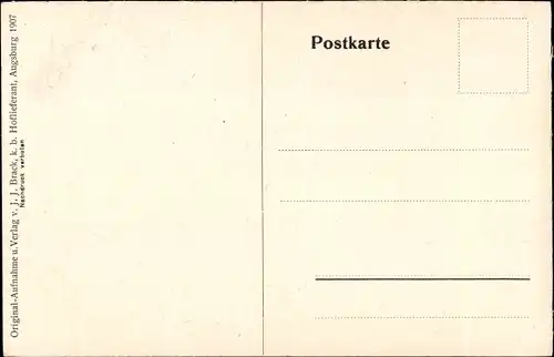 Ak Augsburg in Schwaben, Dom, Parkanlage