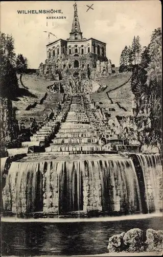 Ak Bad Wilhelmshöhe Kassel in Hessen, Kaskaden