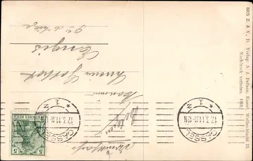 Ak Bad Wilhelmshöhe Kassel in Hessen, Kaskaden