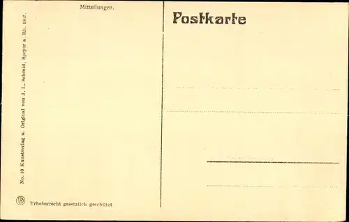 Ak Speyer am Rhein, Heidentürmchen