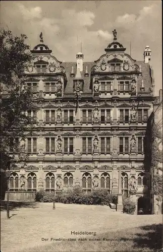 Ak Heidelberg am Neckar, Der Friedrichsbau nach seiner Renovierung