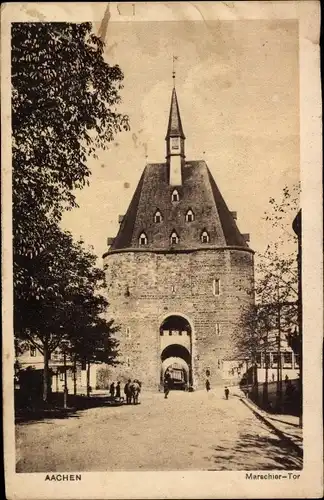 Ak Aachen in Nordrhein Westfalen, Marschier-Tor