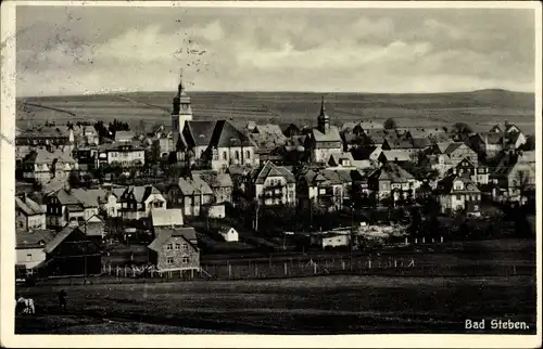 Ak Bad Steben in Oberfranken, Panorama