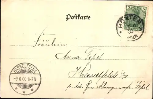 Ak Höxter an der Weser, Panorama, Brücke