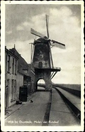 Ak Wijk bij Duurstede Utrecht, Molen van Ruisdaal