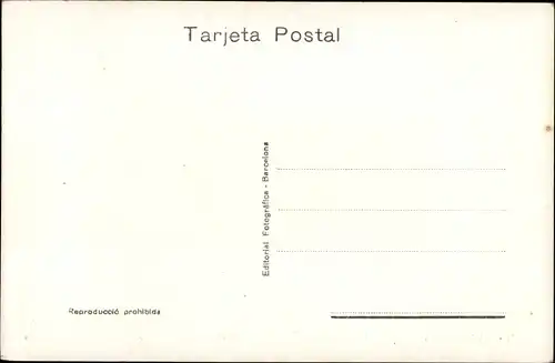 Ak Barcelona Katalonien Spanien, Teilansicht