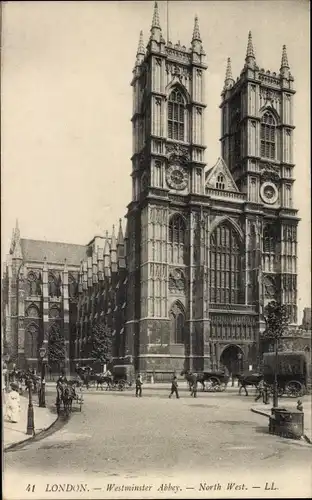 Ak Westminster London City, Westminster Abbey