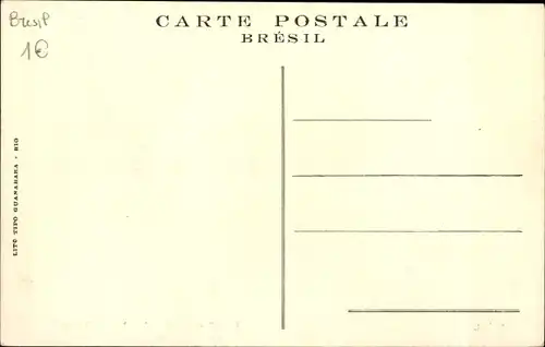 Ak Rio de Janeiro Brasilien, Place Floriano, Denkmal, Straßenpartie