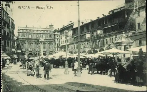 Ak Verona Veneto, Piazza Erbe