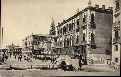 Ak Venezia Venedig Veneto, Riva dei Schiavoni