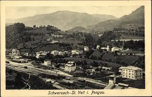 Ak Schwarzach St. Veit im Pongau in Salzburg, Panorama