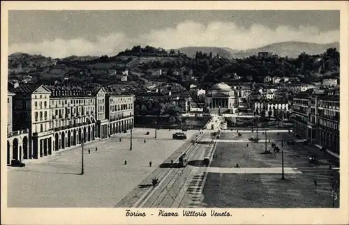 Ak Torino Turin Piemonte, Piazza Vittorio Veneto