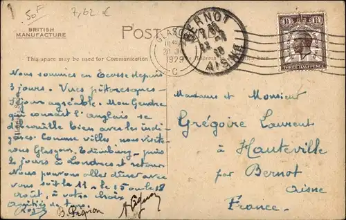 Ak Pipe Major 4th Royal Scots, Schottischer Soldat, Dudelsack