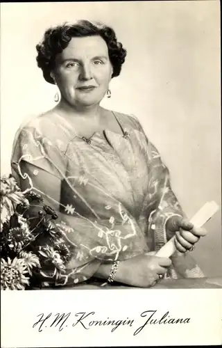 Ak Adel Niederlande, H. M. Königin Juliana 1957