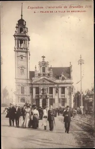 Ak Brüssel Weltausstellung 1910, Palais de la Ville de Bruxelles