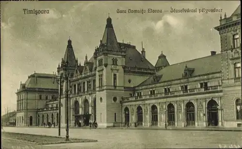 Ak Timișoara Temesvár Temeswar Rumänien, Gara Domnita Eleona