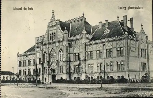 Ak Timișoara Temesvár Temeswar Rumänien, Liceul de fete