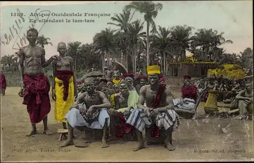 Ak Dakar Senegal, Afrique Occidentale, En attendant le tam tam