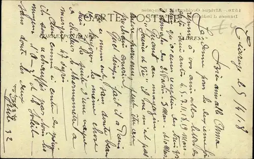 Ak Senegal, Afrique occidentale, Danses d'Indigenes chez les Ebries