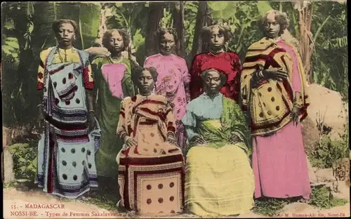 Ak Nosy Be Nossi Be Madagaskar, Types de Femmes Sakalavas