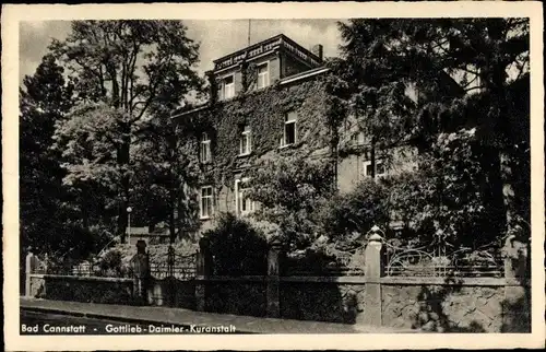 Ak Bad Cannstatt Stuttgart, Gottlieb Daimler Kuranstalt