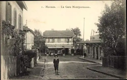 Ak Meudon Hauts de Seine, La Gare Montparnasse