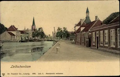 Ak Leidschendam Südholland, Ortsansicht