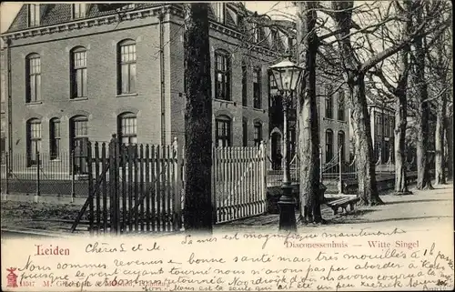 Ak Leiden Südholland Niederlande, Diaconessenhuis, Witte Singel