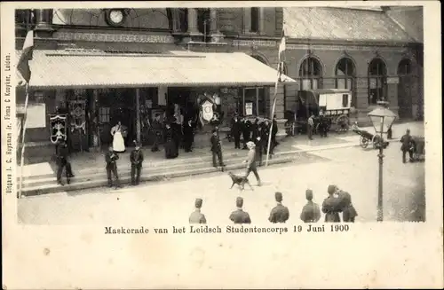 Studentika Ak Leiden Südholland Niederlande, Maskerade van het Leidsch Studentencorps 1900