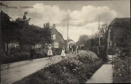 Ak Leerbroek Utrecht Südholland, Kerkweg
