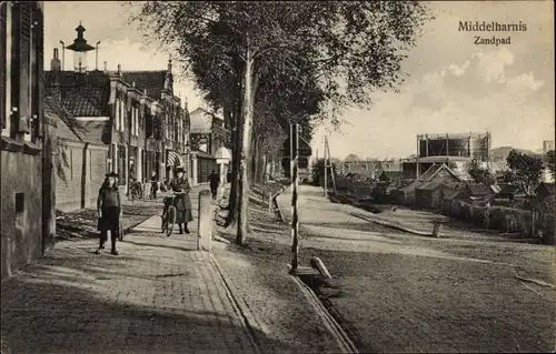 Ak Middelharnis Südholland, Zandpad