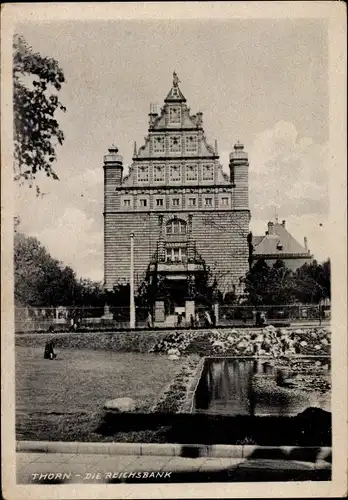 Ak Toruń Thorn Westpreußen, Reichsbank