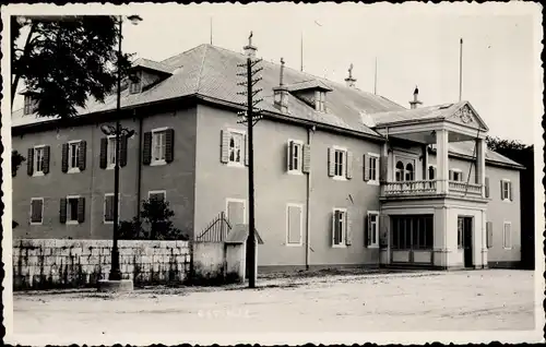 Ak Цетиње Cetinje Montenegro, Straßenpartie, Gebäude
