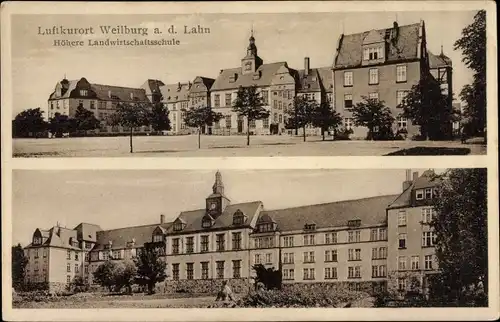 Ak Weilburg an der Lahn Hessen, Höhere Landwirtschaftsschule