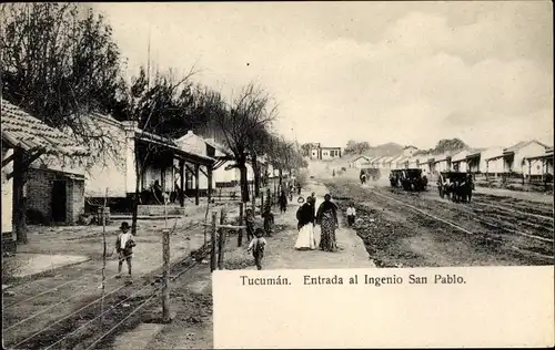 Ak Tucumán Argentinien, Entrada al Ingenio San Pablo