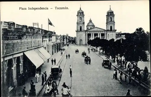 Ak Tucumán Argentinien, Plaza Independencia