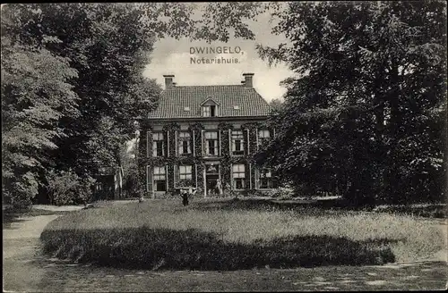 Ak Dwingeloo Drenthe Niederlande, Notarishuis