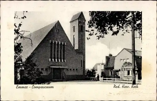 Ak Emmer Compascuum Emmen Drenthe Niederlande, Ned. Herv. Kerk