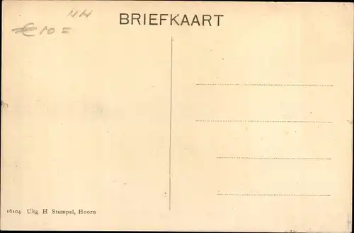 Ak Hoorn Nordholland Niederlande, Doelekade