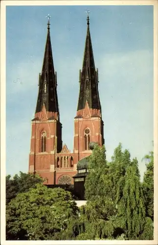 Ak Uppsala Schweden, Domkyrkan