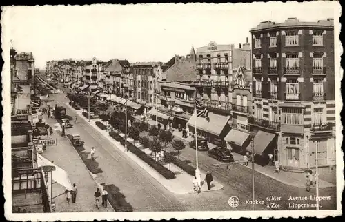 Ak Knokke Heist Heyst Knocke sur Mer Westflandern, Avenue Lippens