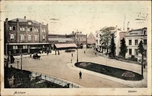 Ak Arnhem Gelderland Niederlande, Station