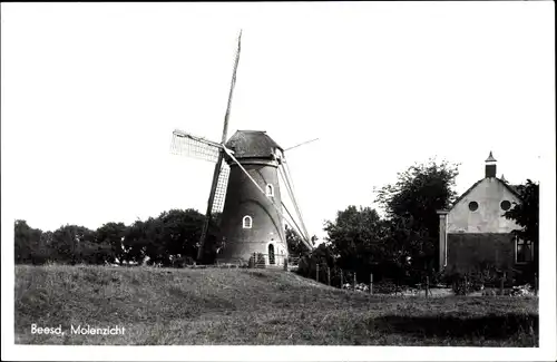 Ak Beesd Geldermalsen Gelderland Niederlande, Molen, Windmühle