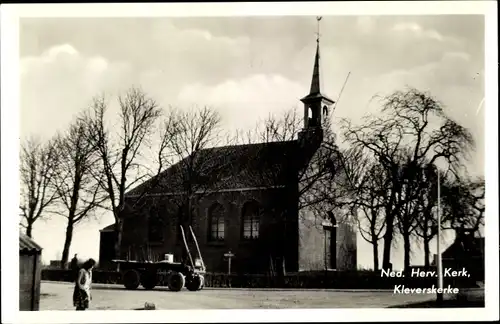 Ak Kleverskerke Middelburg Zeeland Niederlande, Ned. Herv. Kerk