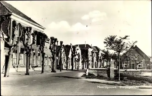 Ak Noordgouwe Schouwen Duiveland Zeeland Niederlande, Dorpsgezicht