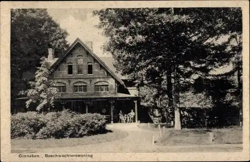 Ak Ginneken en Bavel Nordbrabant, Boschwachterswoning