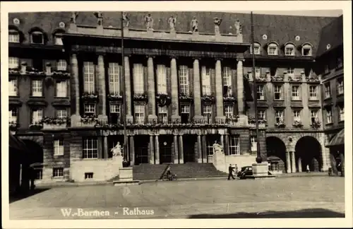 Ak Barmen Wuppertal, Rathaus
