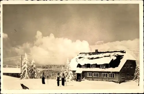 Ak Feldberg im Schwarzwald, Gasthaus Stübenwasen, Winter