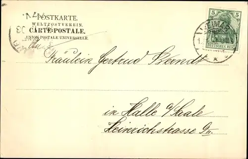 Ak Weimar in Thüringen, Belvedere-Allee