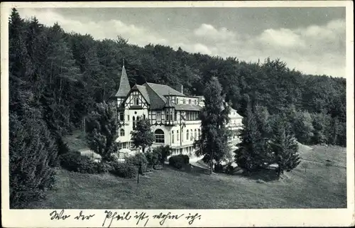 Ak Bad Sachsa im Harz, Berghaus Eulingswiese, Erholungsheim des RDB
